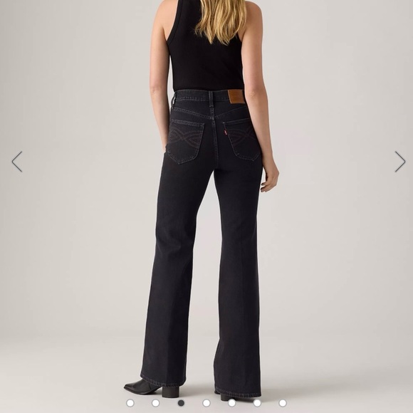 Levi's Denim - Levi's Ribcage Bell Western Women’s Jeans 31 x 30 Flare Wide Leg Boho 70’s Retro